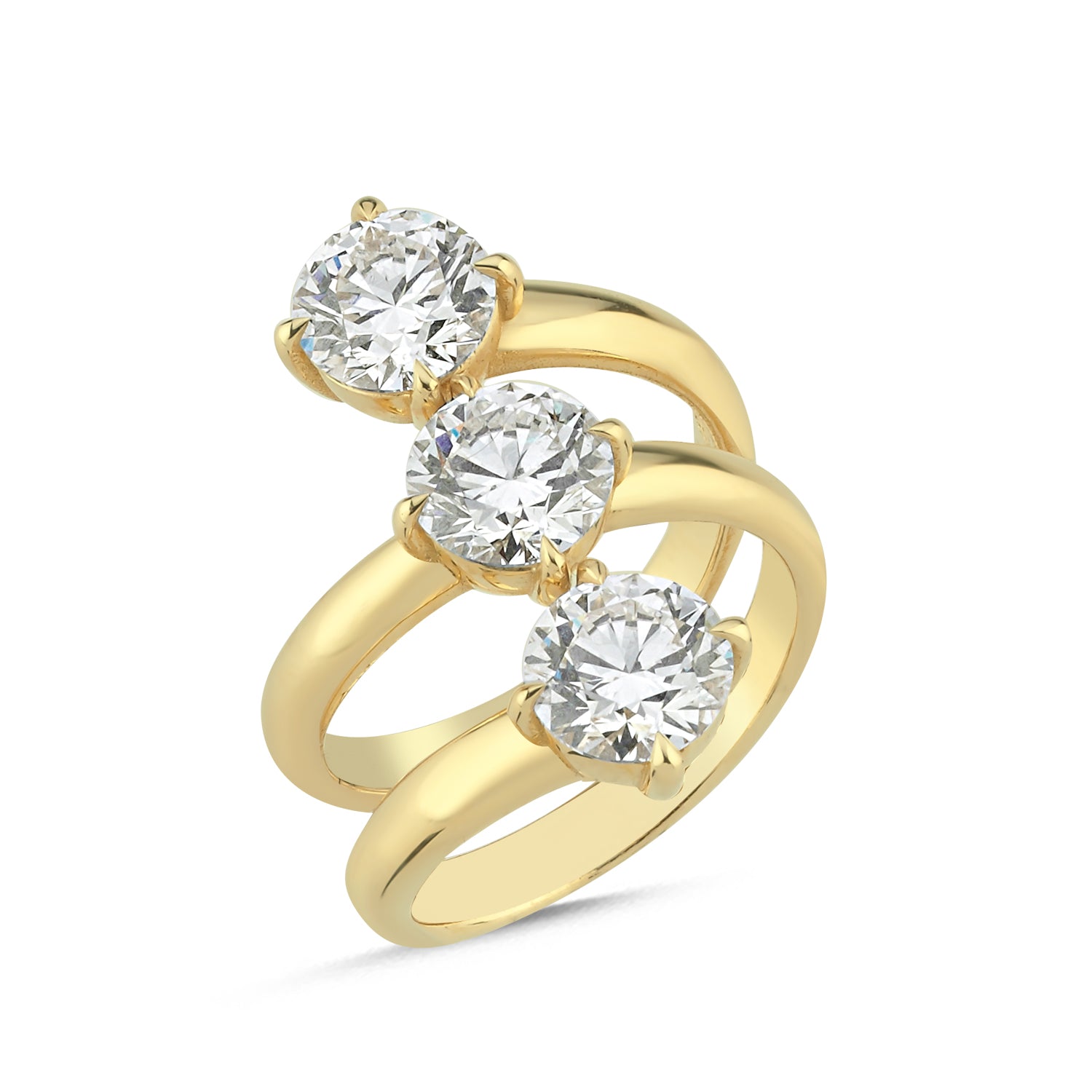 AURA 4,04 karat oval kesim yüzük