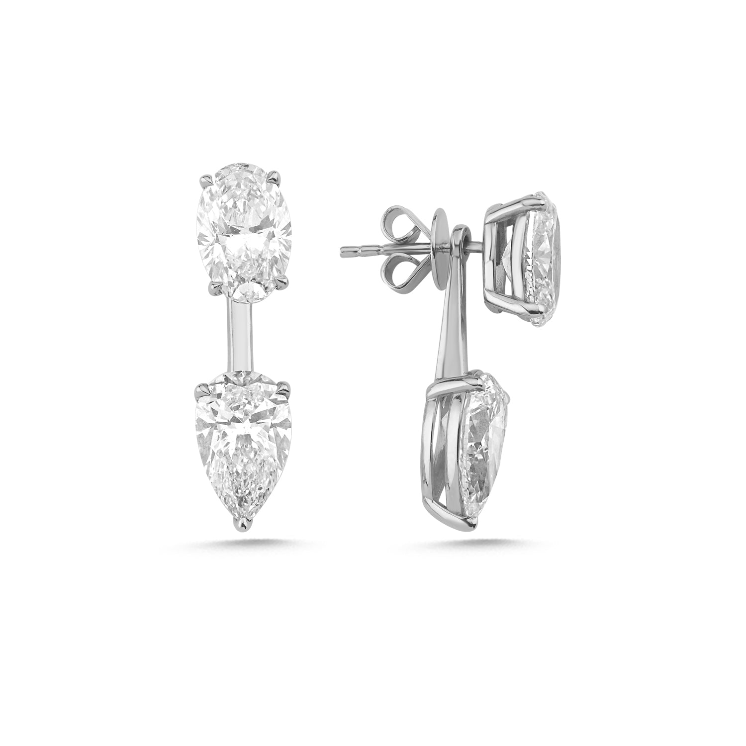 AURA 2,06 Karat Oval Kesim Küpe