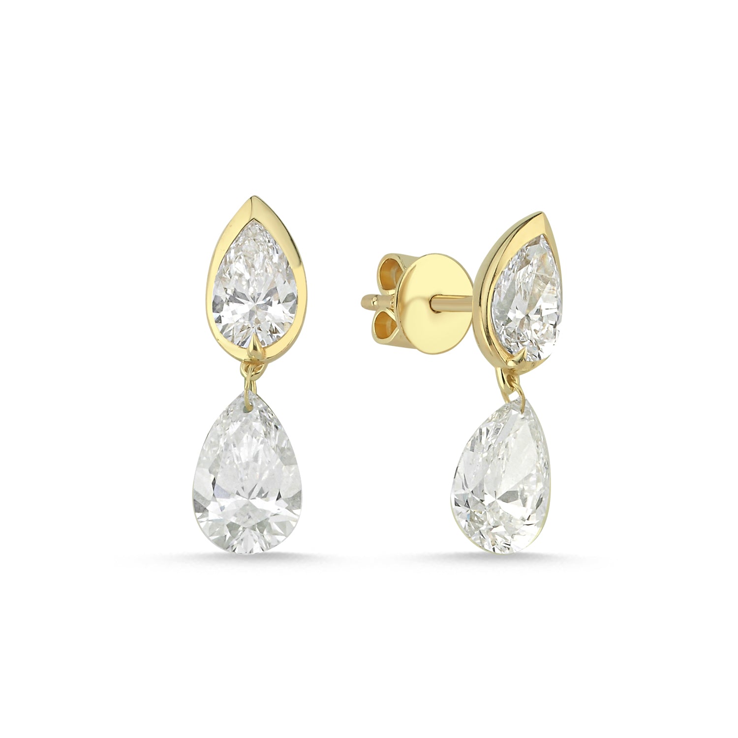 AURA 5,20 ct damla kesim küpe