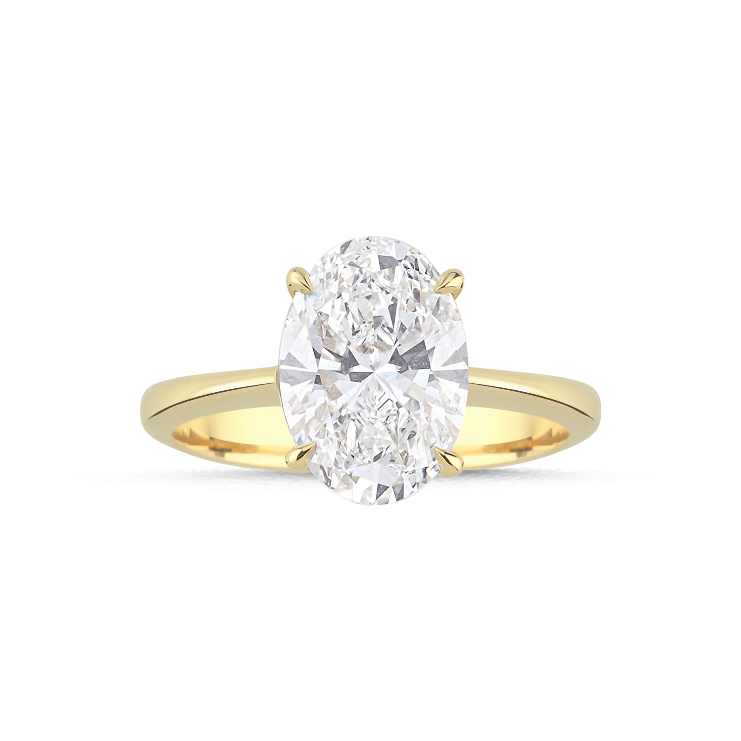 AURA 3,09 karat oval kesim yüzük