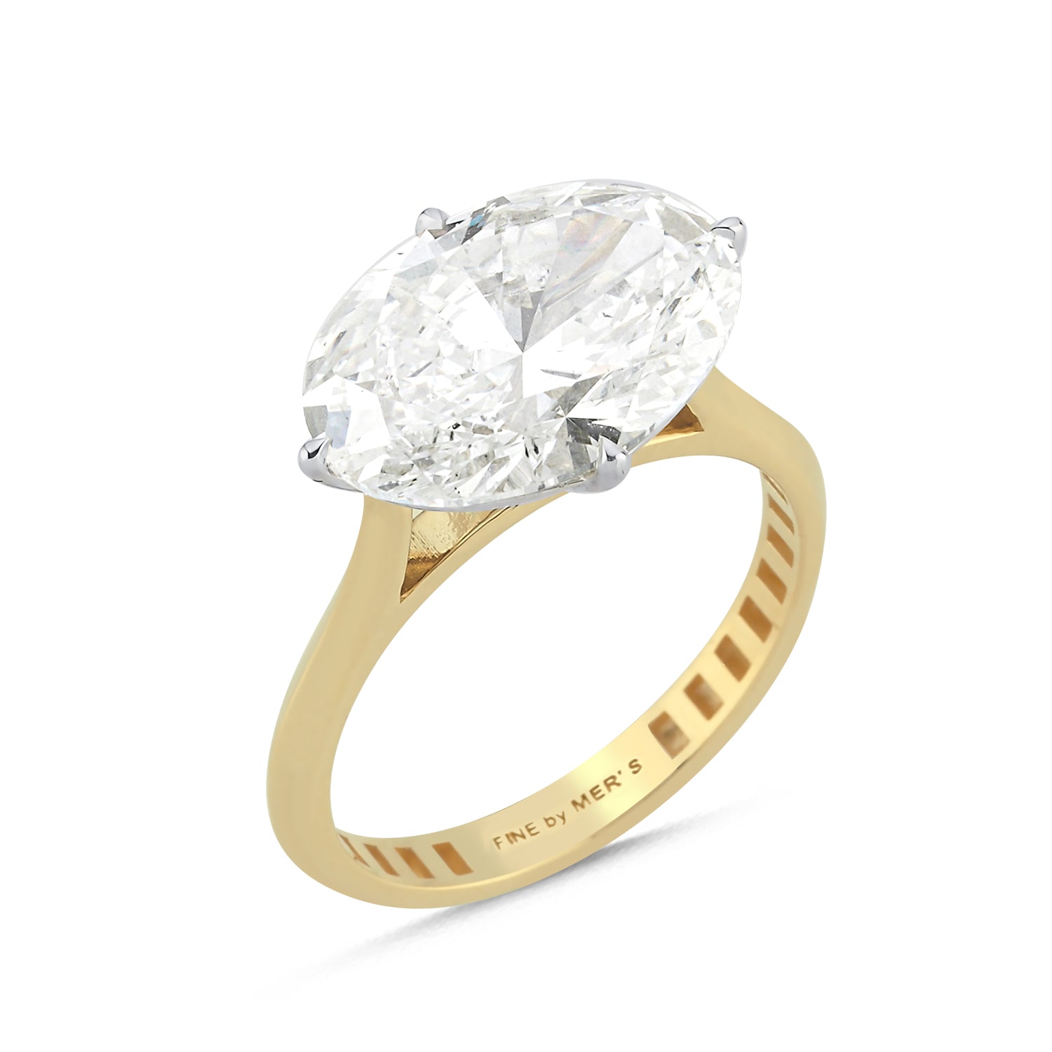 AURA 5 ct oval kesim yüzük