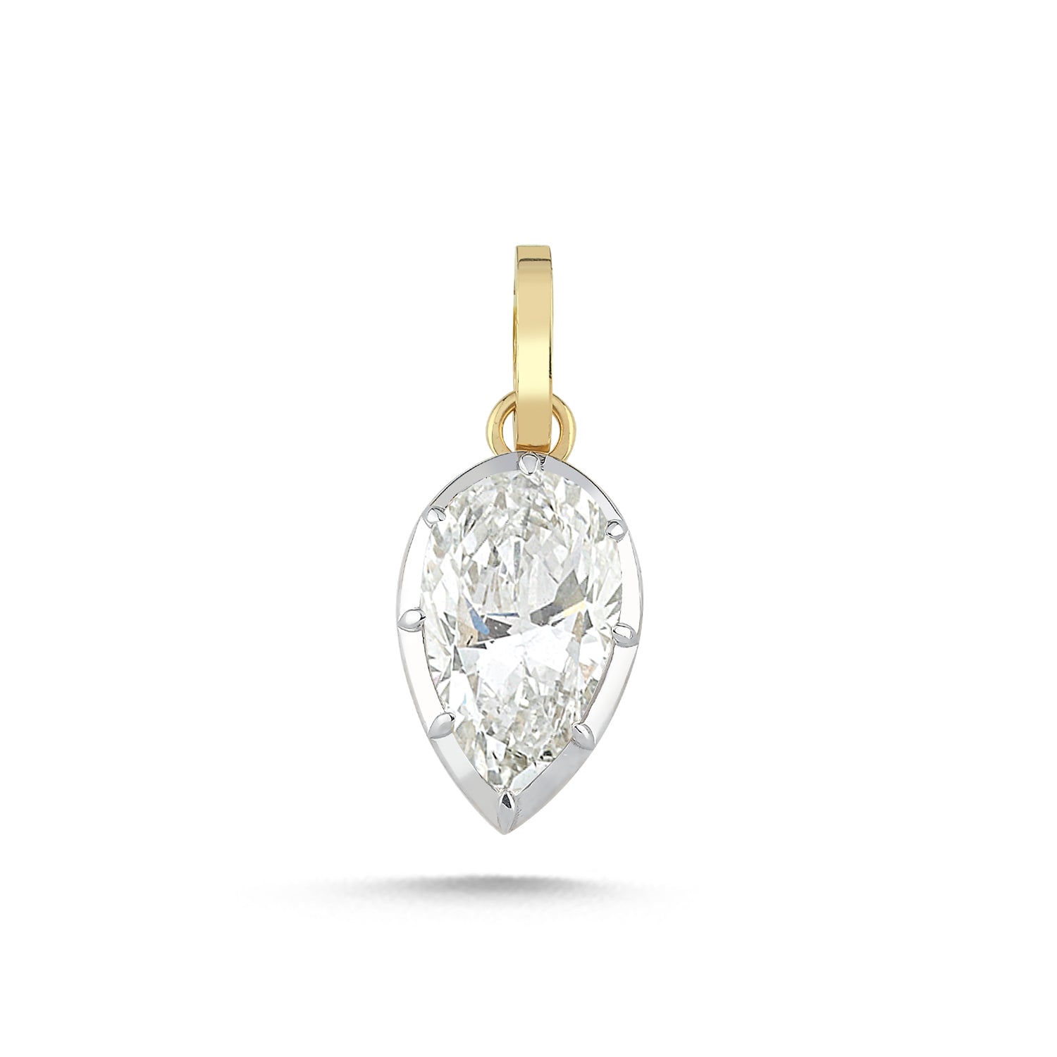 AURA 5 ct Damla Kesim Kolye
