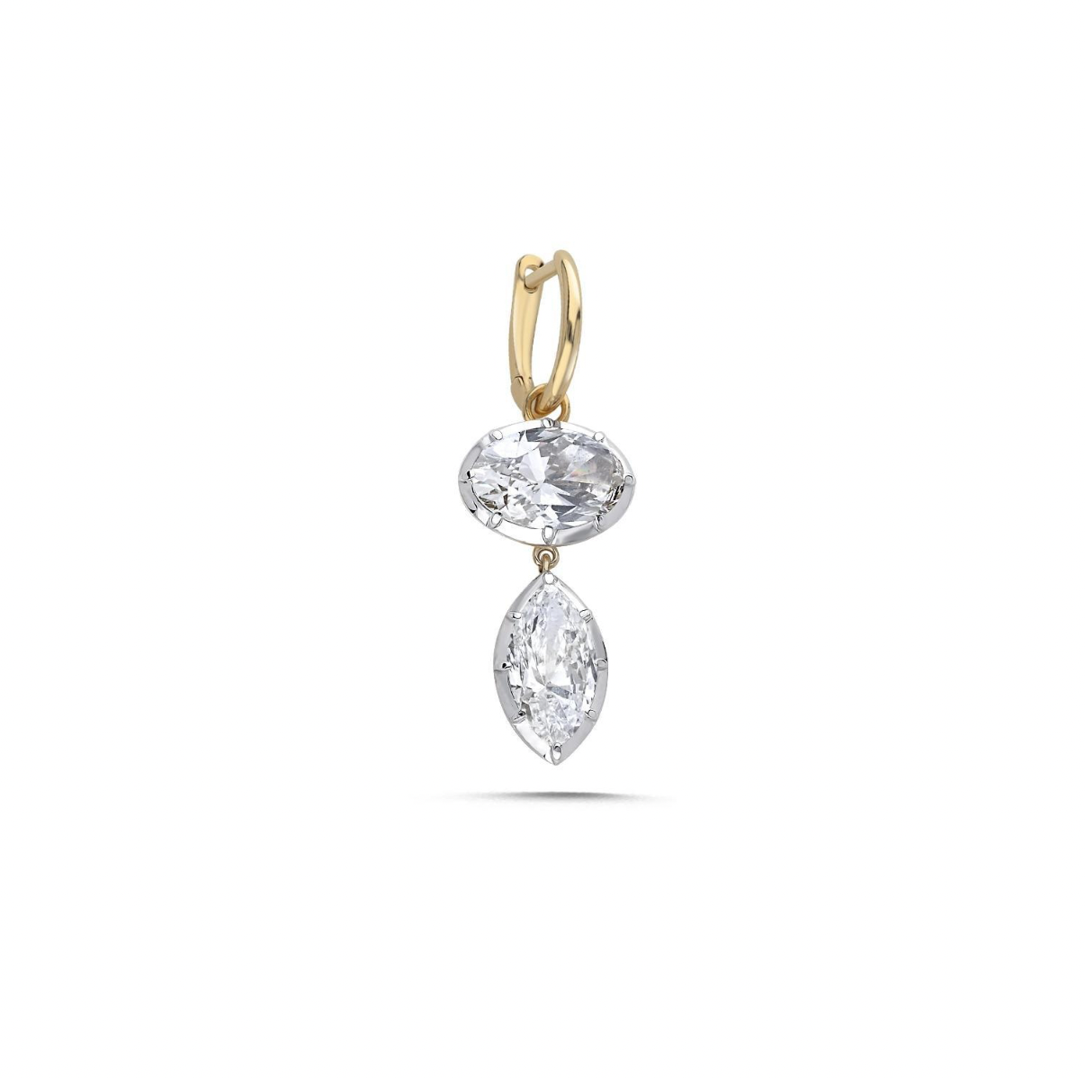 AURA 4 ct Oval ve Markiz Kesim Küpe