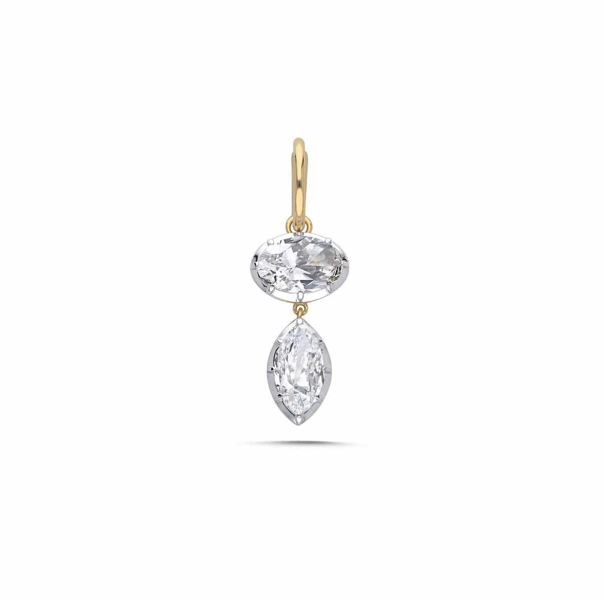 AURA 4 ct Oval ve Markiz Kesim Küpe